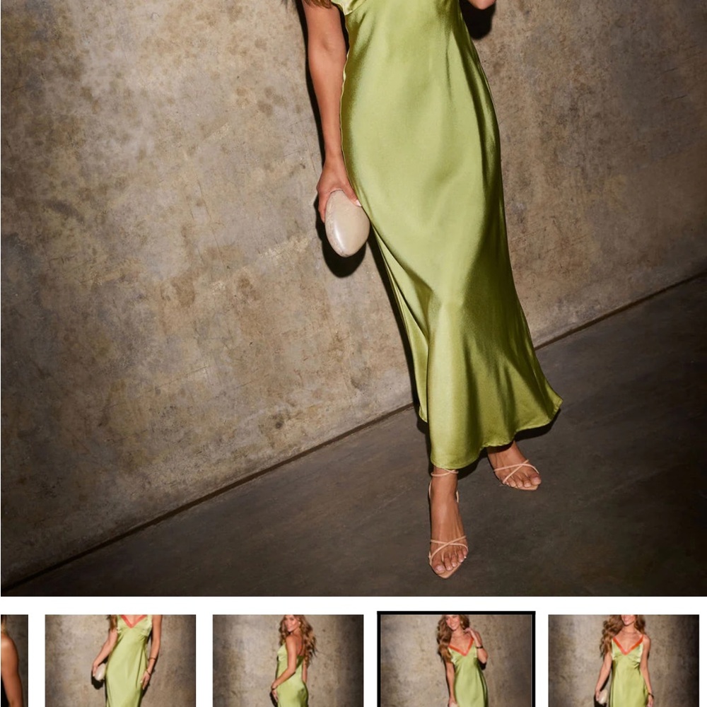Dinner Plans Contrast Lace Maxi Dress